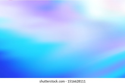 Light BLUE vector glossy abstract layout. A completely new colored illustration in blur style. Smart design for your work.
