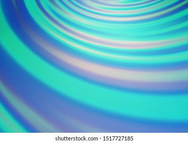 Light BLUE vector glossy abstract template. A completely new color illustration in a bokeh style. The elegant pattern for brand book.