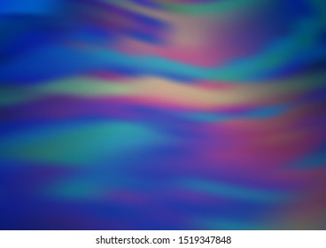 Light BLUE vector glossy abstract background. Colorful illustration in abstract style with gradient. The elegant pattern for brand book.
