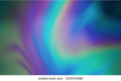 Light BLUE vector glossy abstract layout. Creative illustration in halftone style with gradient. The best blurred design for your business.