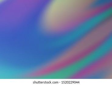 Light BLUE vector glossy abstract template. Modern geometrical abstract illustration with gradient. The background for your creative designs.