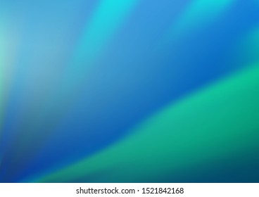 Light BLUE vector glossy abstract template. Colorful illustration in abstract style with gradient. A completely new design for your business.