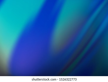 Light BLUE vector glossy abstract template. Creative illustration in halftone style with gradient. A new texture for your design.