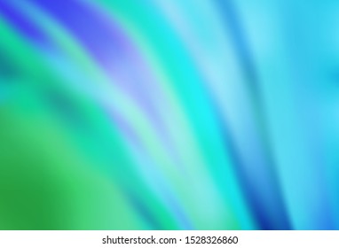 Light BLUE vector glossy abstract background. Abstract colorful illustration with gradient. New way of your design.