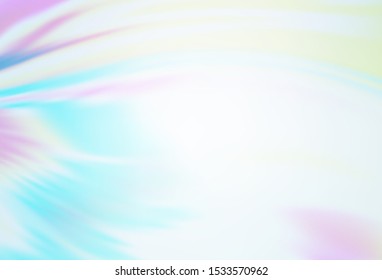 Light BLUE vector glossy abstract background. Glitter abstract illustration with gradient design. Blurred design for your web site.
