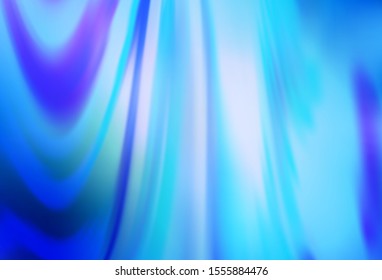 Light BLUE vector glossy abstract layout. Shining colored illustration in smart style. Background for designs.