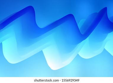Light BLUE vector glossy abstract backdrop. Abstract colorful illustration with gradient. Blurred design for your web site.