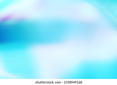 Light BLUE vector glossy abstract layout. New colored illustration in blur style with gradient. Blurred design for your web site.
