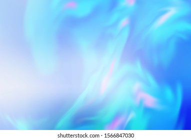 Light BLUE vector glossy abstract backdrop. New colored illustration in blur style with gradient. Elegant background for a brand book.