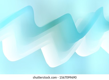 Light BLUE vector glossy abstract backdrop. Colorful illustration in abstract style with gradient. Background for designs.
