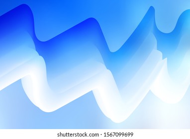 Light BLUE vector glossy abstract background. Glitter abstract illustration with gradient design. Blurred design for your web site.