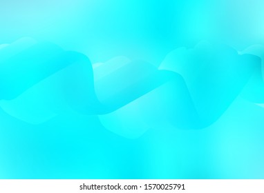 Light BLUE vector glossy abstract backdrop. New colored illustration in blur style with gradient. The best blurred design for your business.