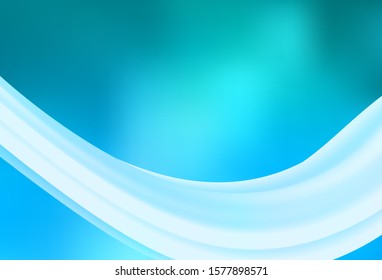 Light BLUE vector glossy abstract layout. New colored illustration in blur style with gradient. Blurred design for your web site.