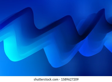 Light BLUE vector glossy abstract backdrop. Shining colored illustration in smart style. New style for your business design.