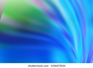 Light BLUE vector glossy abstract backdrop. Modern abstract illustration with gradient. Smart design for your work.