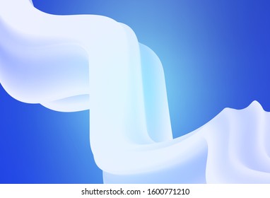 Light BLUE vector glossy abstract background. A completely new colored illustration in blur style. Elegant background for a brand book.