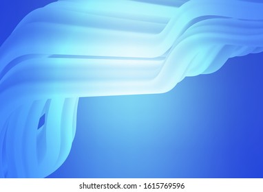 Light BLUE vector glossy abstract background. New colored illustration in blur style with gradient. New design for your business.