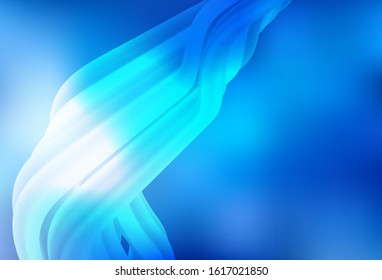 Light BLUE vector glossy abstract background. Glitter abstract illustration with gradient design. Smart design for your work.