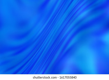 Light BLUE vector glossy abstract backdrop. Shining colored illustration in smart style. Elegant background for a brand book.