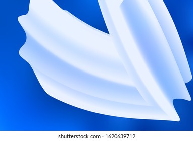 Light BLUE vector glossy abstract layout. Modern abstract illustration with gradient. The best blurred design for your business.