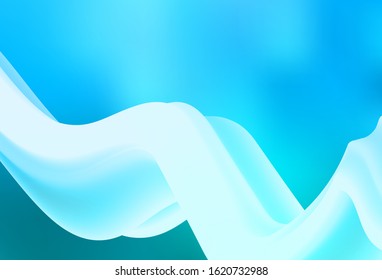 Light BLUE vector glossy abstract background. Creative illustration in halftone style with gradient. Completely new design for your business.