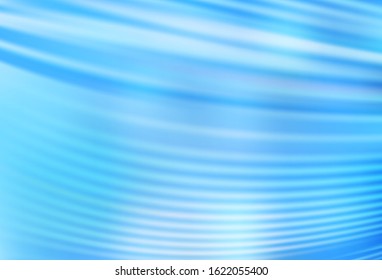 Light BLUE vector glossy abstract layout. An elegant bright illustration with gradient. New design for your business.