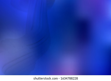 Light BLUE vector glossy abstract backdrop. New colored illustration in blur style with gradient. New style for your business design.