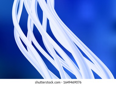 Light BLUE vector glossy abstract layout. Shining colorful illustration in smart style. Elegant background for a brand book.