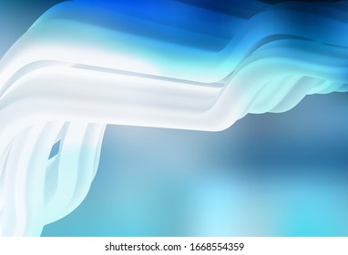 Light BLUE vector glossy abstract background. Colorful illustration in abstract style with gradient. Background for a cell phone.