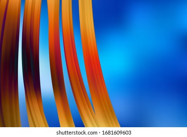 Light BLUE vector glossy abstract backdrop. Colorful illustration in abstract style with gradient. New style design for your brand book.