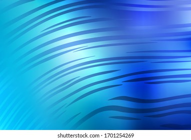 Light BLUE vector glossy abstract layout. Shining colorful illustration in smart style. Completely new design for your business.