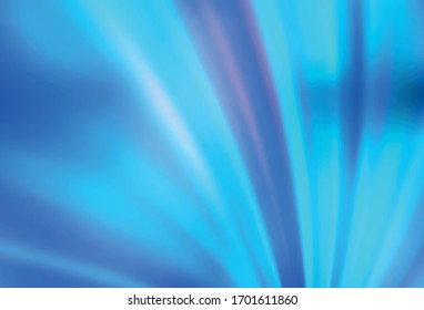 Light BLUE vector glossy abstract background. A completely new colored illustration in blur style. New way of your design.