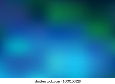 Light BLUE vector glossy abstract layout. Creative illustration in halftone style with gradient. New way of your design.