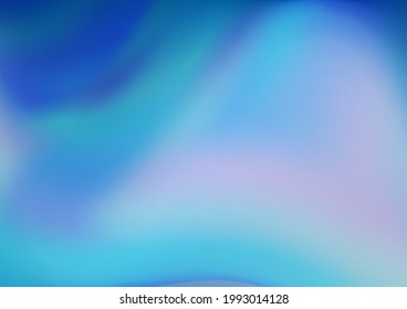 Light BLUE vector glossy abstract background. A completely new color illustration in a bokeh style. The blurred design can be used for your web site.