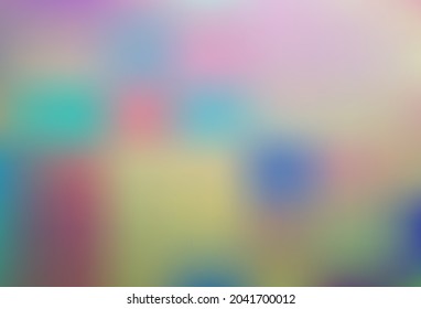 Planta abstracta brillante vectorial AZUL claro. Ilustración colorida en estilo abstracto con gradiente. Plantilla para teléfonos móviles.