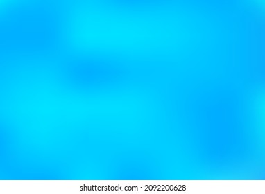 Light BLUE vector glossy abstract template. Colorful illustration in blurry style with gradient. Brand new template for your design.