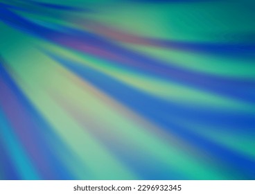 Light BLUE vector glossy abstract background. Creative illustration in halftone style with gradient. The template for backgrounds of cell phones.