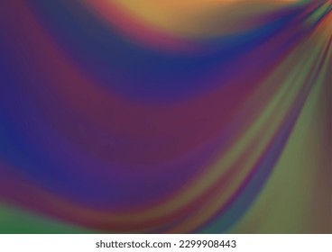 Light BLUE vector glossy abstract template. Colorful abstract illustration with gradient. A completely new template for your design.