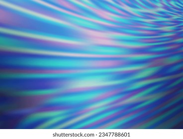 Light BLUE vector glossy abstract template. Colorful illustration in blurry style with gradient. The best blurred design for your business.