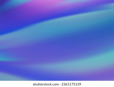 Light BLUE vector glossy abstract template. Glitter abstract illustration with an elegant design. Brand new style for your business design.