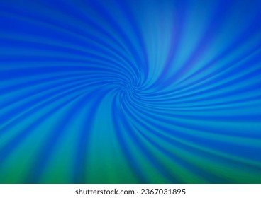 Light BLUE vector glossy abstract template. Creative illustration in halftone style with gradient. Brand new design for your business.