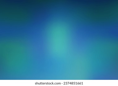 Light BLUE vector glossy abstract template. A completely new color illustration in a bokeh style. Brand new style for your business design.