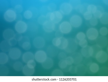 Light BLUE vector glossy bokeh pattern. An elegant bright illustration with gradient. Brand new style for your business design.