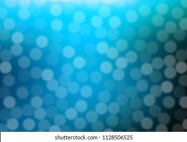 Light BLUE vector glossy bokeh pattern. A completely new color illustration in a bokeh style. A new texture for your design.