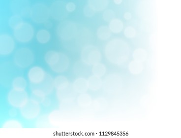 Light BLUE vector glossy bokeh pattern. Colorful illustration in blurry style with gradient. Brand new style for your business design.