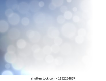 Light BLUE vector glossy bokeh pattern. Colorful abstract illustration with gradient. The template for backgrounds of cell phones.