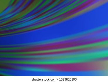 Light BLUE vector glossy bokeh pattern. An elegant bright illustration with gradient. A completely new design for your business.