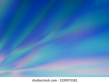 Light BLUE vector glossy bokeh pattern. A vague abstract illustration with gradient. The blurred design can be used for your web site.