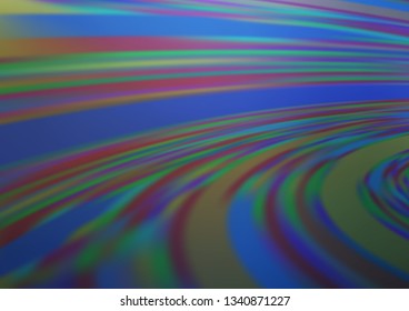 Light BLUE vector glossy bokeh pattern. Colorful illustration in blurry style with gradient. A completely new design for your business.