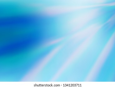 Light BLUE vector glossy bokeh pattern. An elegant bright illustration with gradient. Brand new style for your business design.